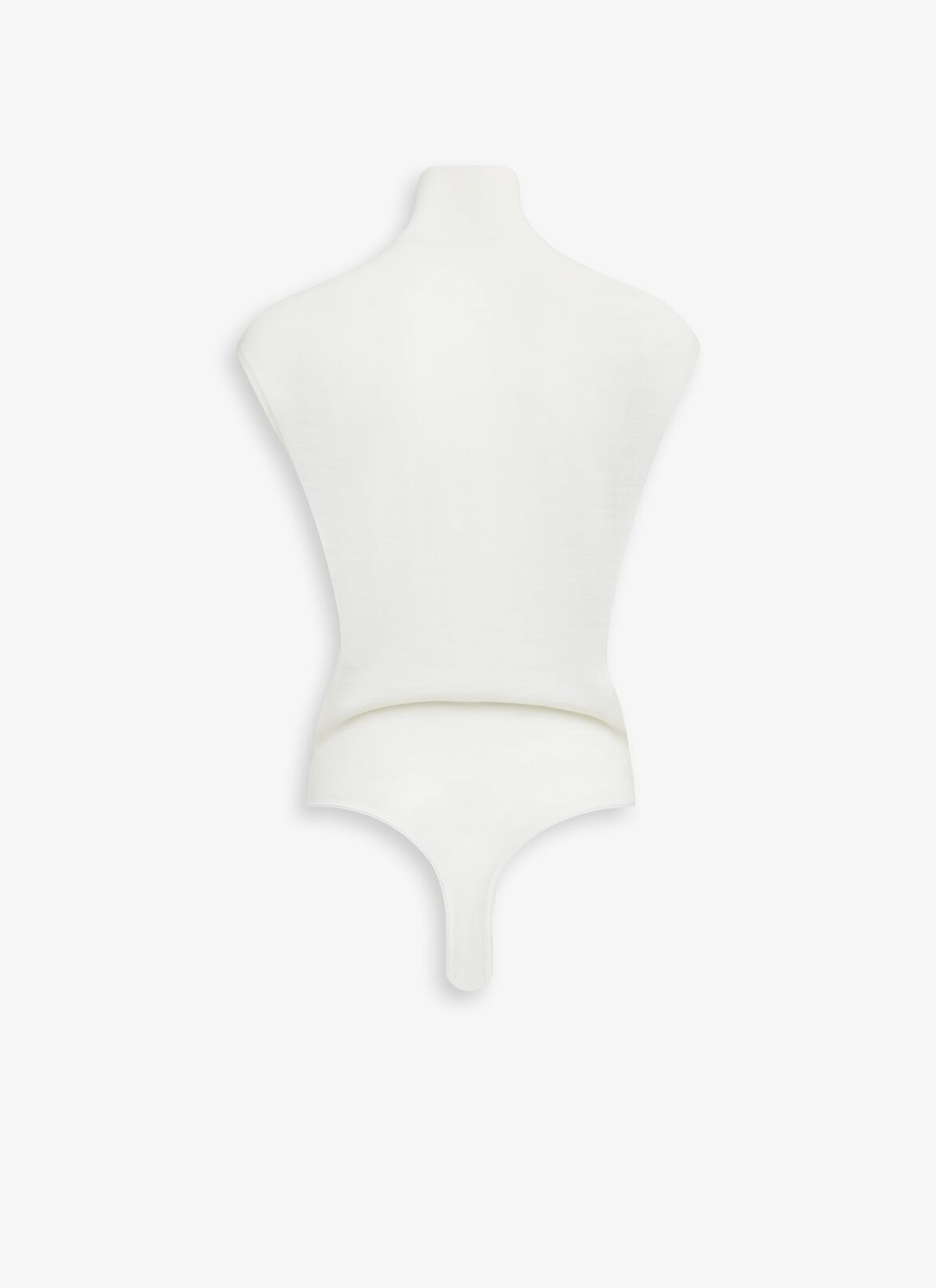 CAP SLEEVE KNIT BODY ALAÏA NATURAL WHITE CAP SLEEVE KNIT BODY